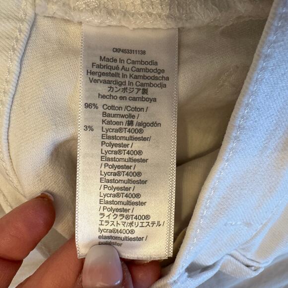 Madewell The Perfect Vintage Straight Leg Jean in Cream Size 28 - Picture 8 of 10